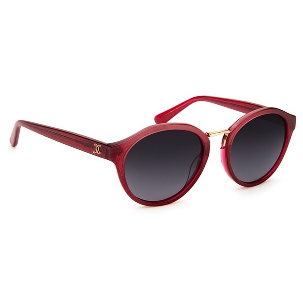 Juicy Couture JU 209 W66 Pink Glitter 50-19-140 Sunglasses FRAME ONLY With Case - Picture 1 of 16